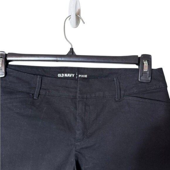 Old Navy Women’s Pixie Shorts Size 2 Y2K Mid Rise Festival Black Classic - Picture 2 of 6